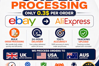 do ebay to aliexpress dropshipping order processing