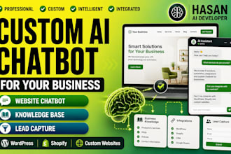 develop and integrate a custom ai chatbot for your business