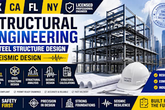 tx ca fl ny structural engineering steel structure design seismic design