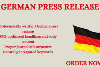 do german press release writing with german press release distribution