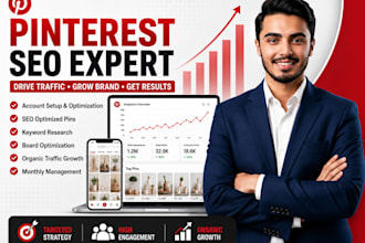 create SEO optimized pinterest pins and marketing