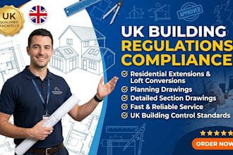 do UK building regulations drawings and compliance checks