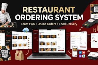 build restaurant ordering website with toast pos and delivery integration