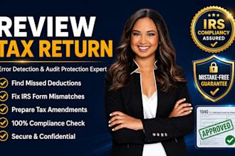 cpa review tax return audit protection check tax amendment tax consulting advice