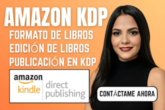 editaré y daré formato a tu libro para la publicación en amazon KDP