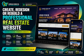 build or redesign a real estate website