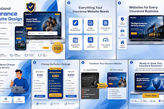 create a modern insurance agency website with wordpress