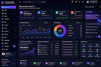 develop ai business software CRM erp lms saas automation web application system