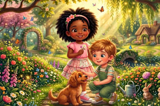 illustrate children story book illustration kids book children book illustration