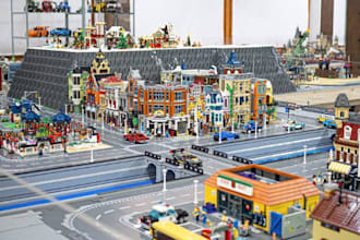 design a custom 3d lego model moc vehicles, bike car, ship, with pdf instruction