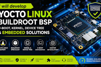 develop yocto linux, buildroot bsp, u boot, kernel, device tree and embedded