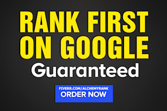 rank your website on first page, visitors,traffic