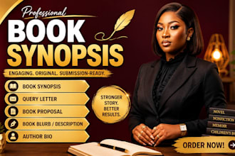 write a professional book synopsis for literary agents and publishers