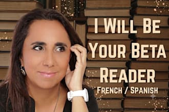 be your beta reader french and spanish