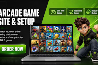 build website html5 games, build arcade game website