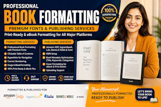 do book formatting, book layout design publishing, paper back