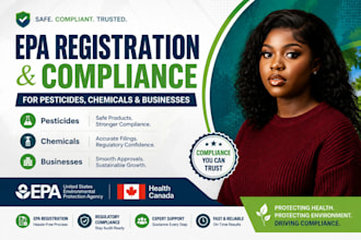 handle epa registration and compliance for pesticides, chemicals, and businesses