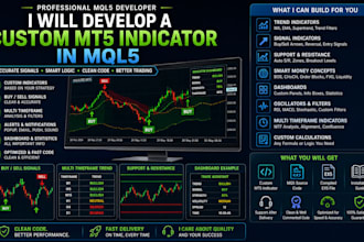 develop a custom mt5 indicator in mql5