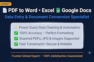 convert PDF to excel