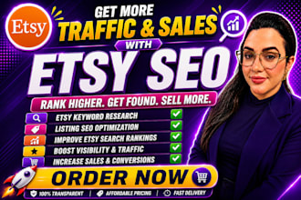 optimize etsy listing SEO to boost ranking traffic and sales