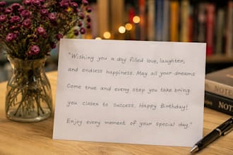 write neat handwritten letters, notes and greetings cards
