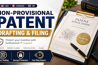 file usa non provisional patent ip attorney canada uk provisional patent agent