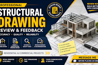 do structural drawing, structural design and autocad drafting