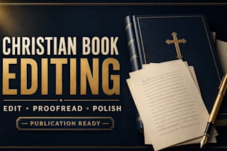 edit and proofread christian book devotional and bible study manuscript