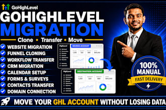 clone gohighlevel landing page website gohighlevel migration funnel transfer ghl