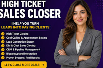 sales development representative sales closer b2b sales person to close deal