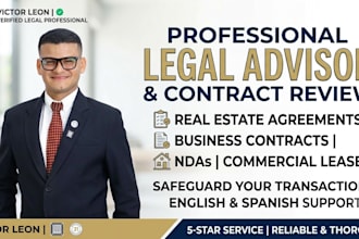 be your legal advisor for real estate and contract review