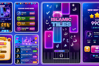 create 2d unity games for PC and mobile