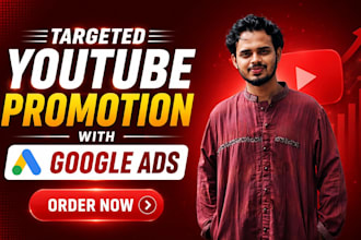 set up and manage targeted youtube ads campaign with google ads