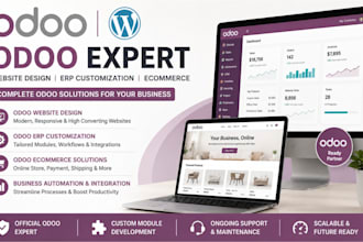be your odoo expert, odoo website design, odoo erp customization, odoo ecommerce