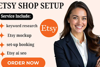 design etsy digital product etsy mockup design etsy ai SEO  and print on demand