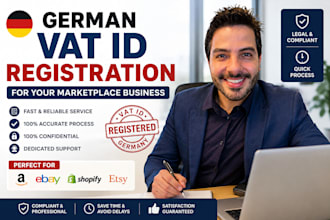 register your german vat id for amazon, ebay and shopify
