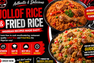teach you how to cook authentic nigerian jollof rice and fried rice