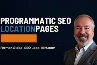build 100 unique programmatic SEO location pages