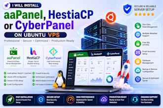 install and configure linux panel on your vps