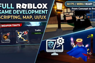 roblox game development, custom game, obby, tycoon, simulator, roblox scripting