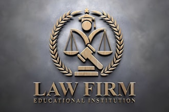 make professional law firm, attorney, notary and legal logo