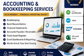 prepare accurate bookkeeping and monthly financial reports