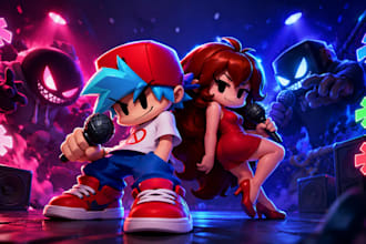 do friday night funkin song, vocal, chromatics, compose, undertake, deltarune au