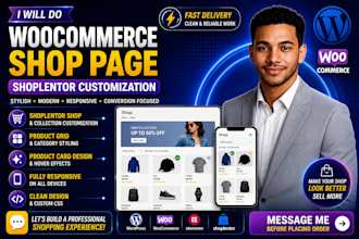 customize woocommerce shop page shoplentor store collection page hover effect