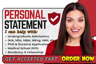 proofread and edit your sop, lor, college application and grad school statement