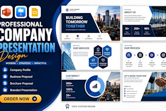do company powerpoint presentation slide deck, product, pitch deck design