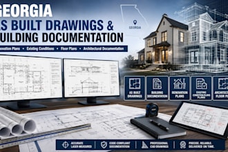 georgia architectural as built drawings building documentation renovation plans