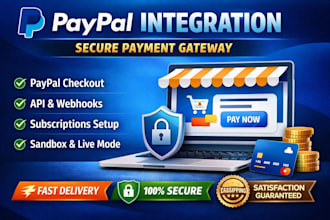 integrate paypal payment gateway into your website securely