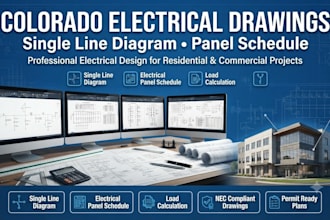draw colorado electrical drawings single line diagram electrical panel schedule