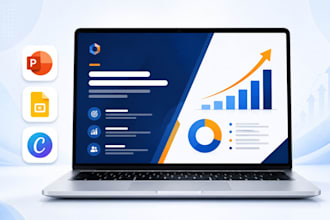 startup pitch deck, investor presentation, powerpoint design and google slides